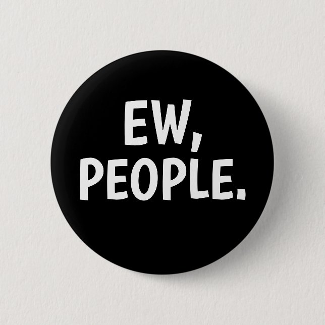 BADGE ROND 5 CM EW, BOUTON PEOPLE (Devant)