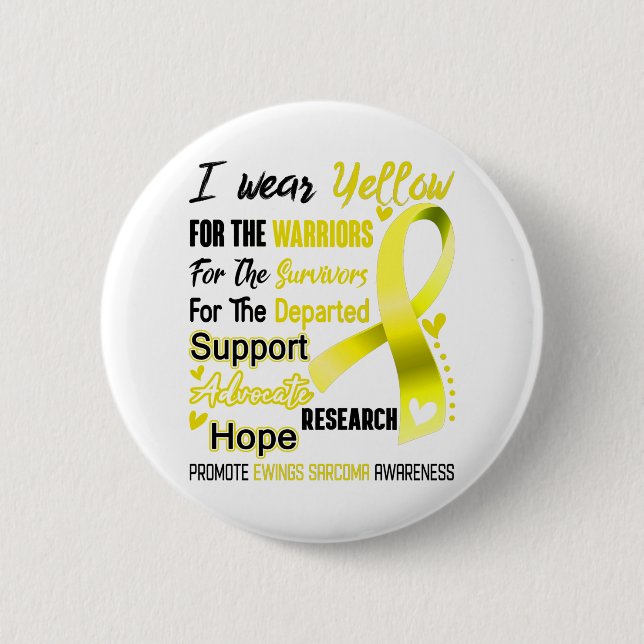 Badge Rond 5 Cm Ewing Sarcoma Sensibilisation Mois Ribbon Cadeaux (Devant)