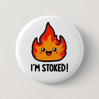 Badge Rond 5 Cm Excité