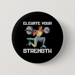 Badge Rond 5 Cm Exercice de squat bulgare musculation fitness