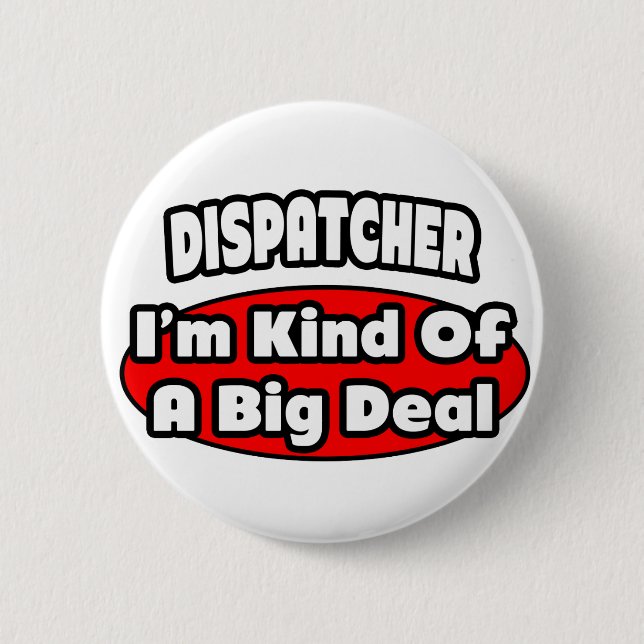 Badge Rond 5 Cm Expéditeur... Gros accord (Devant)