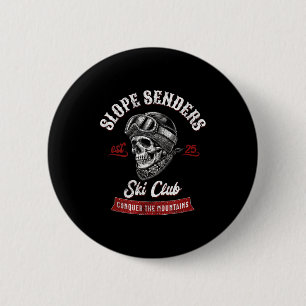 Badge Rond 5 Cm Expéditeurs de pente skieurs de ski freestyle hive