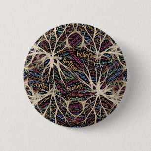 Badge Rond 5 Cm Expérience humaine Art Word Inspiré