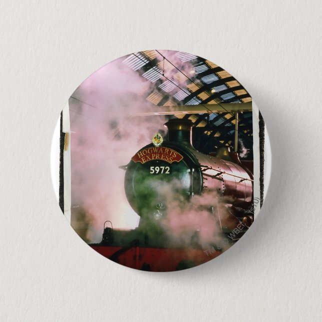 Badge Rond 5 Cm Express Hogwarts (Devant)