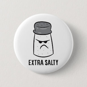 Badge Rond 5 Cm Extra Salty Funty Gamer