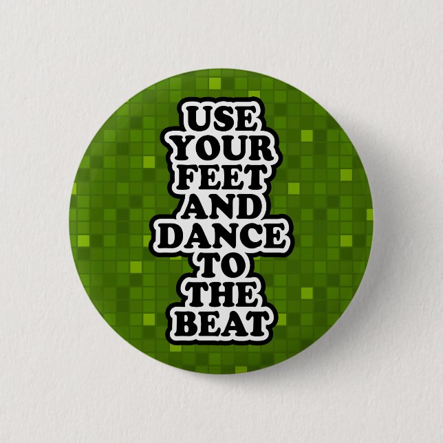Badge Rond 5 Cm Extreme BG - Utilisez vos pieds (Devant)