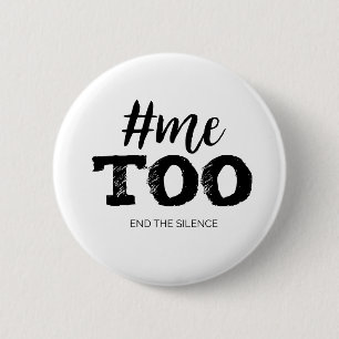 Badge Rond 5 Cm Extrémité imitation le silence