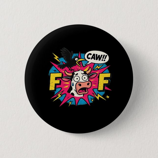 Badge Rond 5 Cm F-Caw-F Aesthetic Unique (Devant)