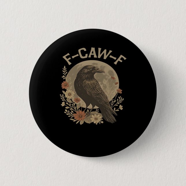 Badge Rond 5 Cm F-Caw-F Basic Design (Devant)