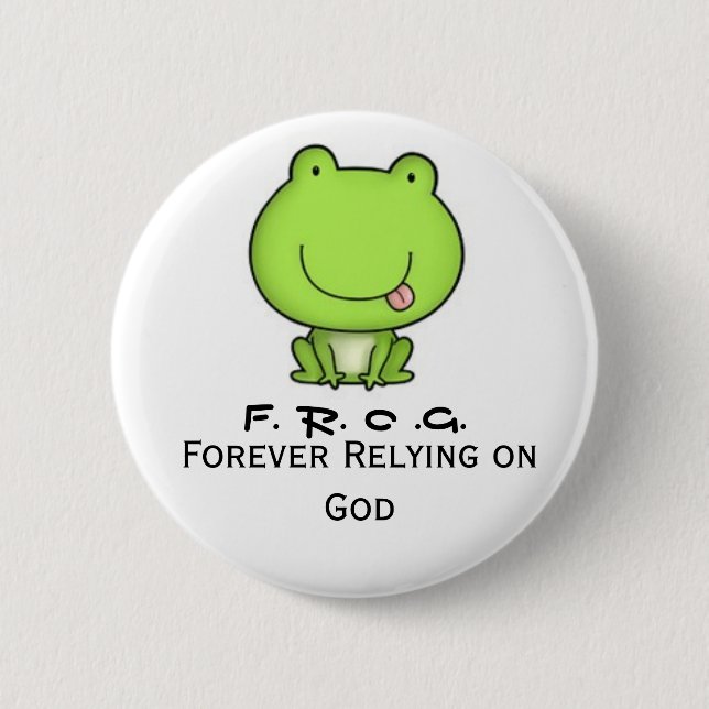 BADGE ROND 5 CM F.R.O.G (Devant)