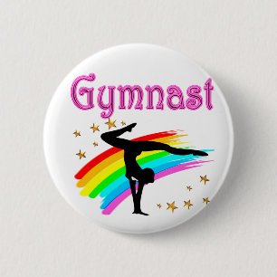BADGE ROND 5 CM FABULEUX GYMNAST