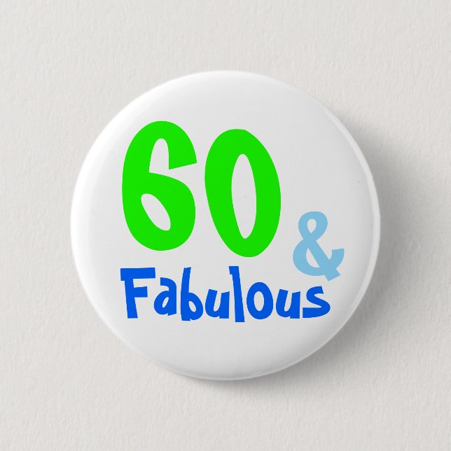 Badge Rond 5 Cm Fabuleux Nouvel Anniversaire De Neon (Devant)