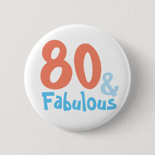 Badge Rond 5 Cm Fabuleux Retro fête d'anniversaire
