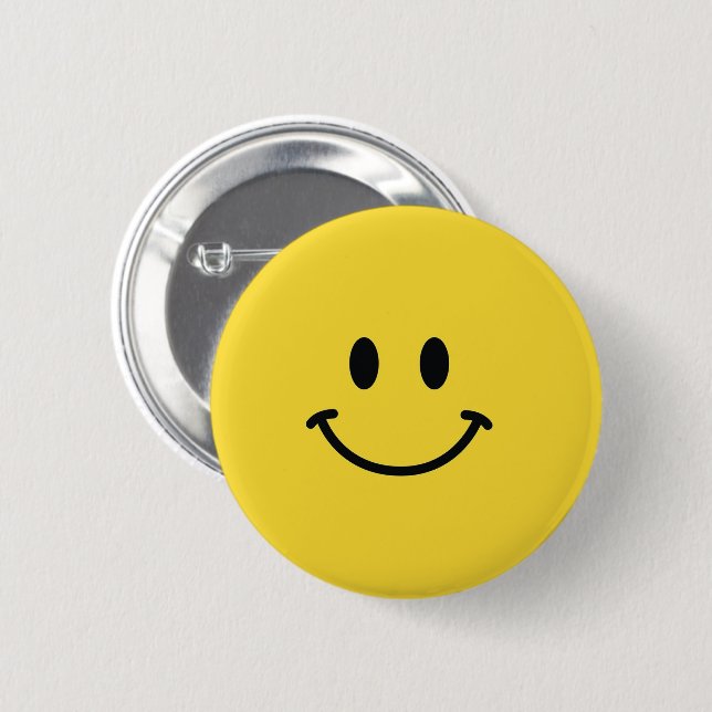 Badge Rond 5 Cm Face souriante authentique (Devant & derrière)