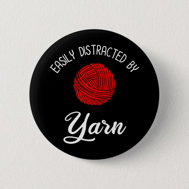 Badge Rond 5 Cm Facilement Distrait Par Le Fil (Devant)