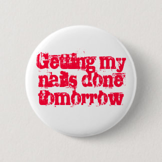 Badge Rond 5 Cm Faire mes ongles demain
