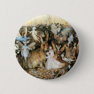 Badge Rond 5 Cm Fairy Twilight de John Anster Fitzgerald