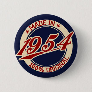 Badge Rond 5 Cm Fait En 1954