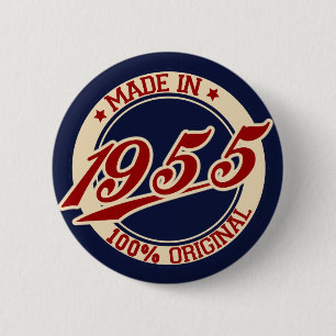 Badge Rond 5 Cm Fait En 1955