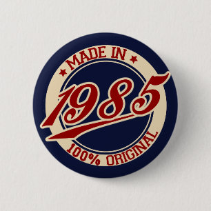 Badge Rond 5 Cm Fait En 1985