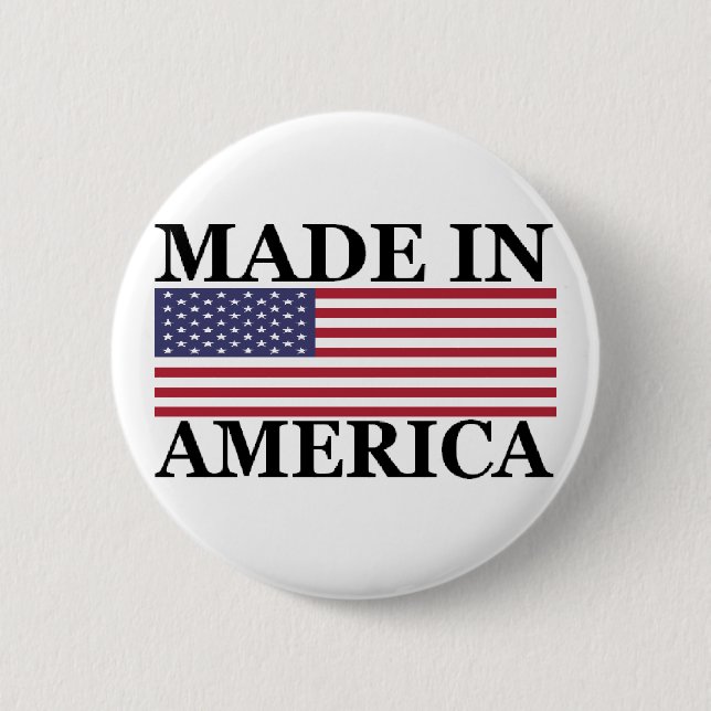 BADGE ROND 5 CM FAIT EN AMÉRIQUE (Devant)