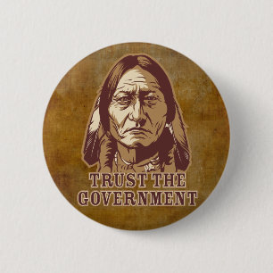 Badge Rond 5 Cm Faites confiance au gouvernement