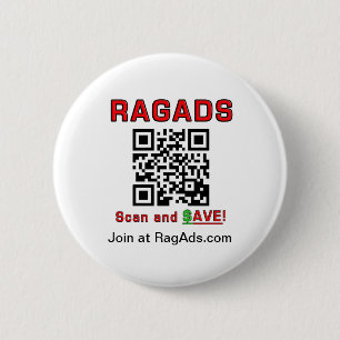 Badge Rond 5 Cm Faites la promotion de Rag Ads et OBTENEZ PAYÉ! Ba