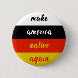 Badge Rond 5 Cm Faites le drapeau de Seminole d'indigène de
