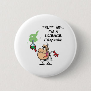 Badge Rond 5 Cm Faites-moi confiance... Je suis professeur de scie