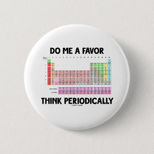 Badge Rond 5 Cm Faites-moi qu'une faveur pensent périodiquement