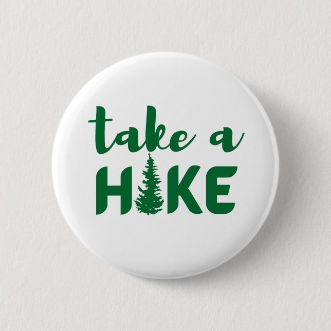 Badge Rond 5 Cm Faites une randonnée (Devant)
