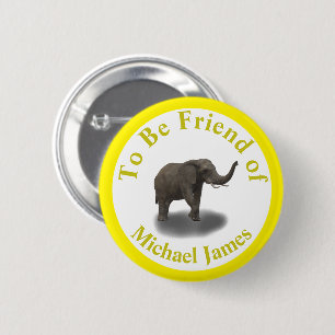 Badge Rond 5 Cm Famille Animaux agressés