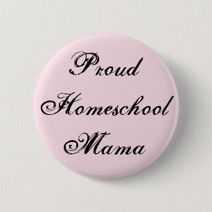 Badge Rond 5 Cm Famille d'accueil branchée et fière Mama