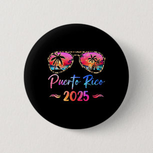Badge Rond 5 Cm Famille de groupes correspondants Porto Rico Vacat