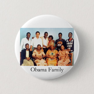 Badge Rond 5 Cm Famille Obama