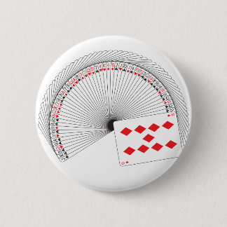 Badge Rond 5 Cm Fan de carte