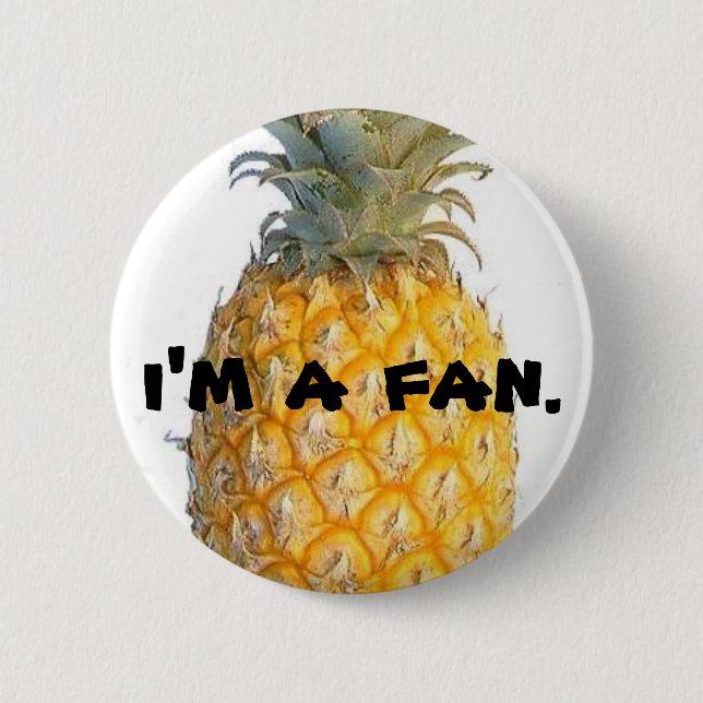 Badge Rond 5 Cm Fan de saveur délicieuse (Devant)