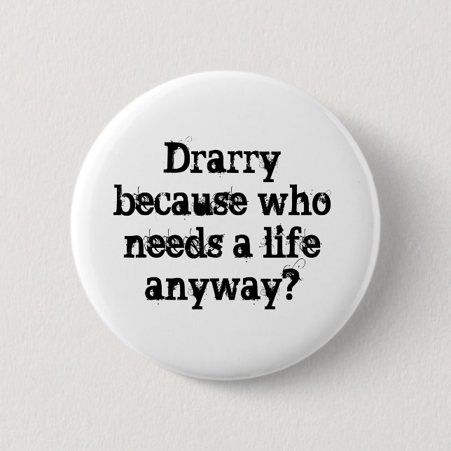 Badge Rond 5 Cm Fan-fiction Merch de Drarry (Devant)