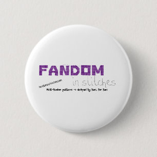 Badge Rond 5 Cm Fandom dans les points