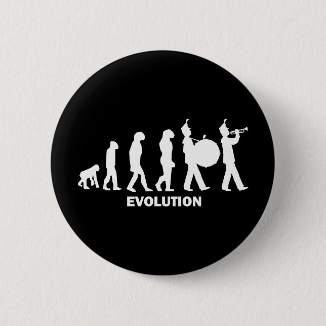 Badge Rond 5 Cm fanfare d'évolution (Devant)