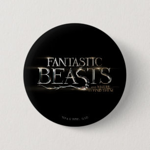 BADGE ROND 5 CM FANTASTIQUE BEASTS ET WHERE TO FIND THEM™