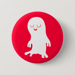Badge Rond 5 Cm Fantôme