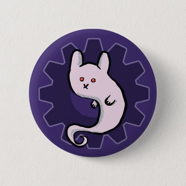 Badge Rond 5 Cm Fantôme Bunni (Devant)