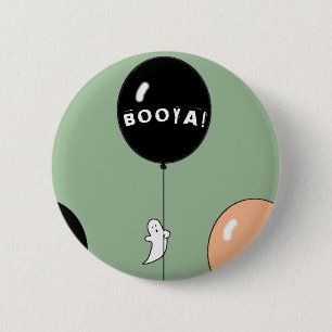 Badge Rond 5 Cm fantôme d'Halloween