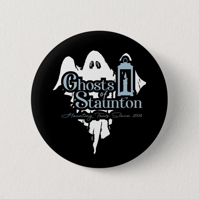 Badge Rond 5 Cm Fantômes du bouton Staunton (Devant)