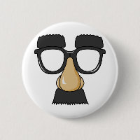 Faux visage de moustache