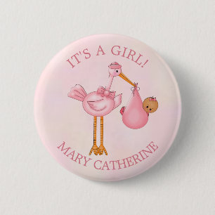 Badge Rond 5 Cm Faveurs de Baby shower personnalisables