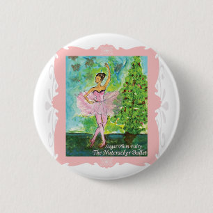 Badge Rond 5 Cm Fée 2010 de prune confite d'édition