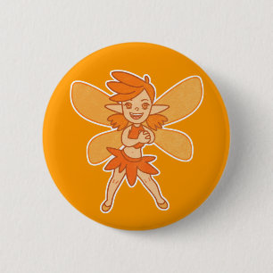 Badge Rond 5 Cm Fée d'automne