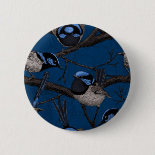 Badge Rond 5 Cm Fée de nuit